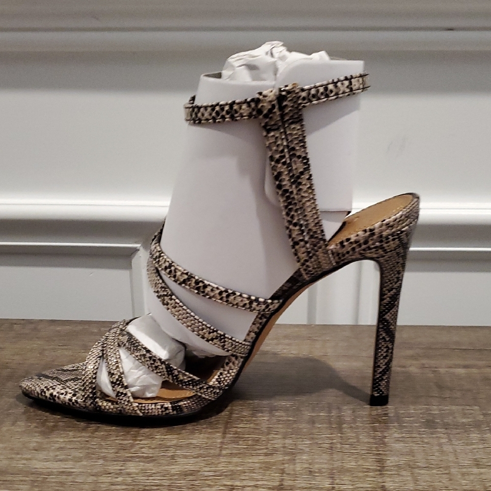 NIB! Snakeskin Stiletto Heels